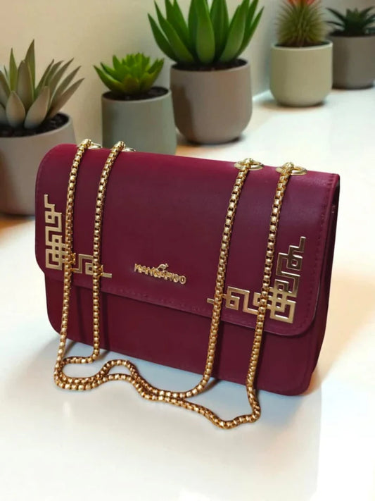 Golden Grace Box Bag for Women in Pakistan