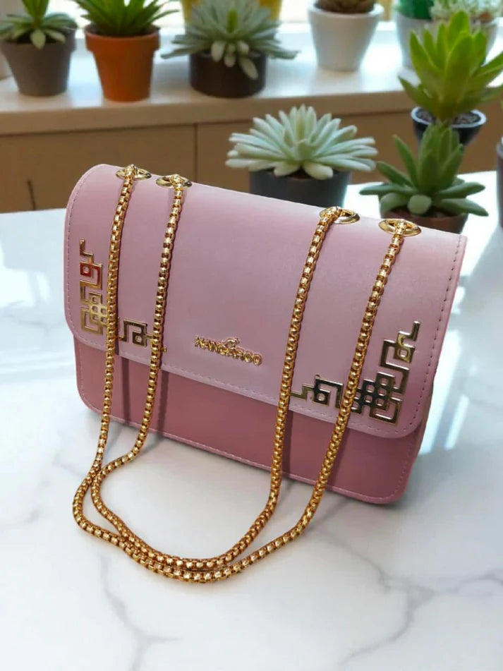 Golden Grace Box Bag for Women in Pakistan